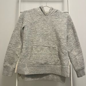 Madewell heather grey warm hoodie, size XXS